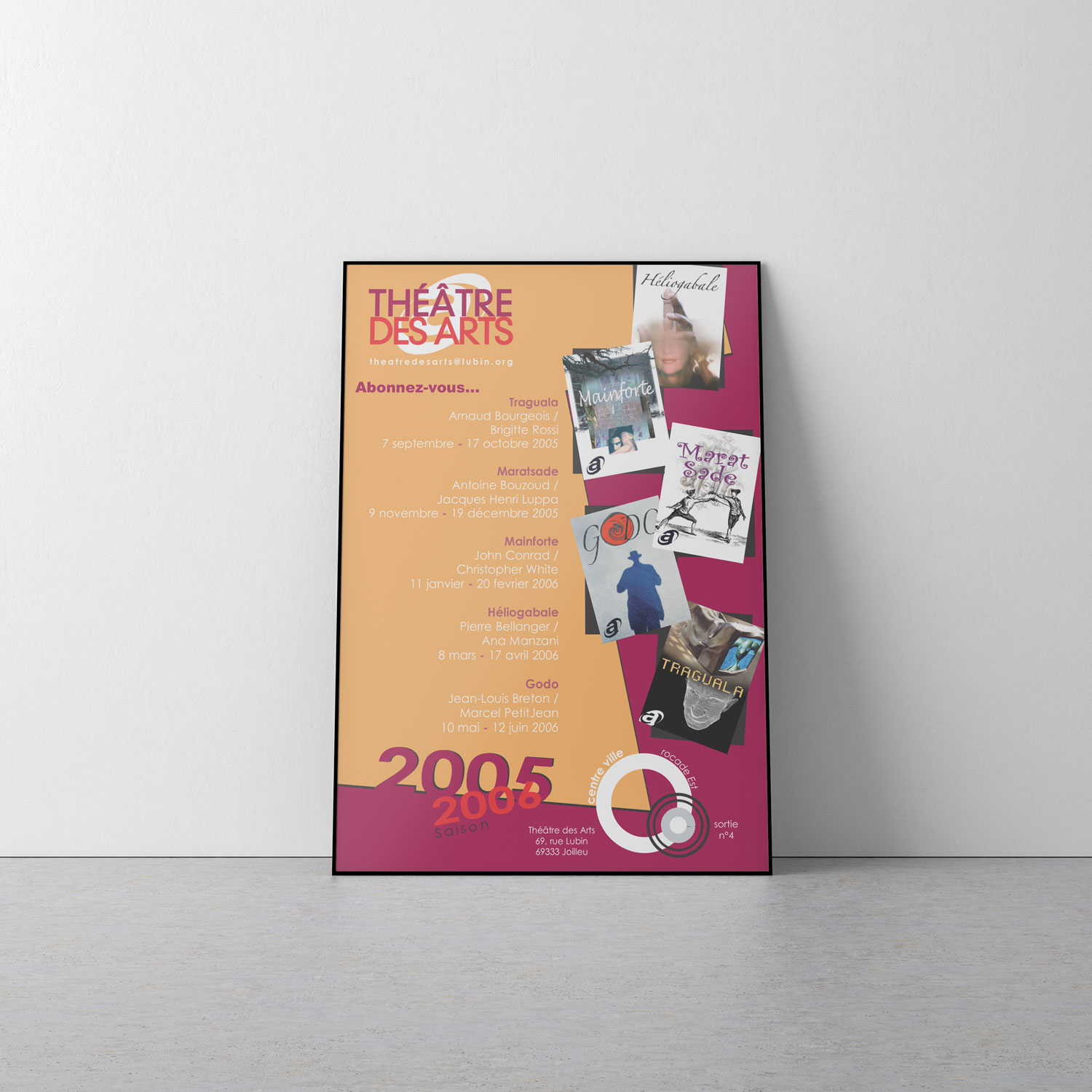 Formation INFA - Affiche Théâtre des arts