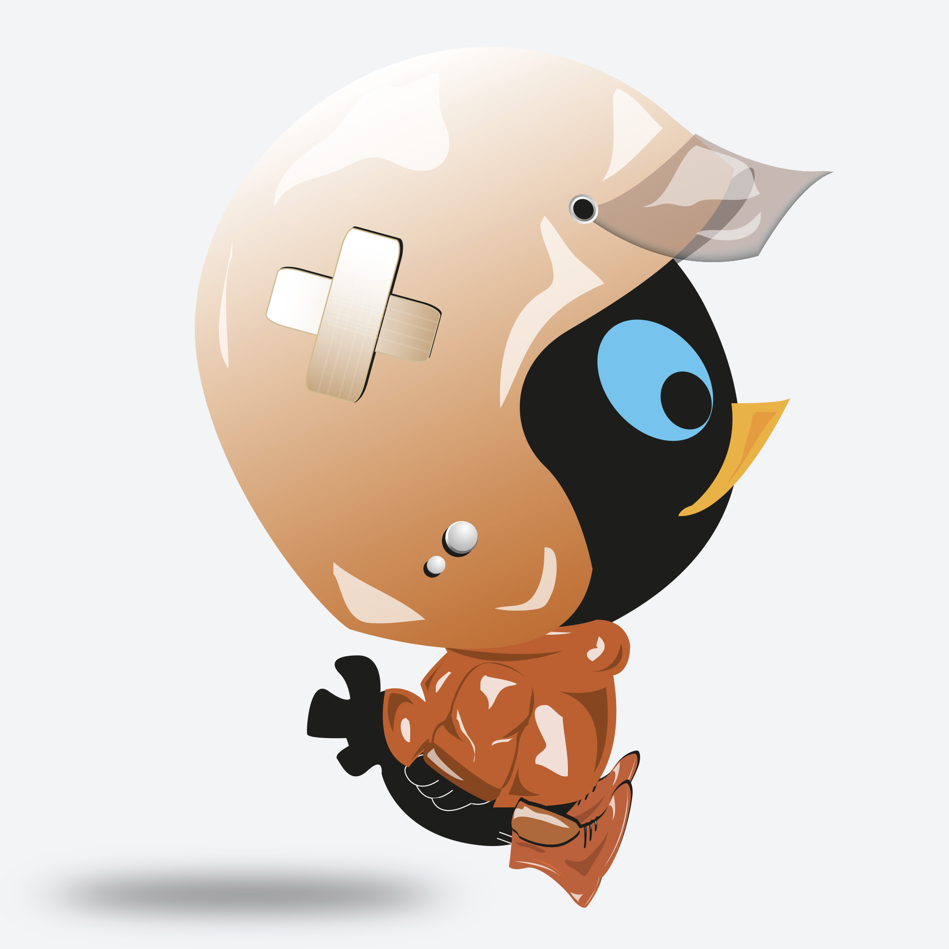 Calimero Z'team - Illustration vectorielle