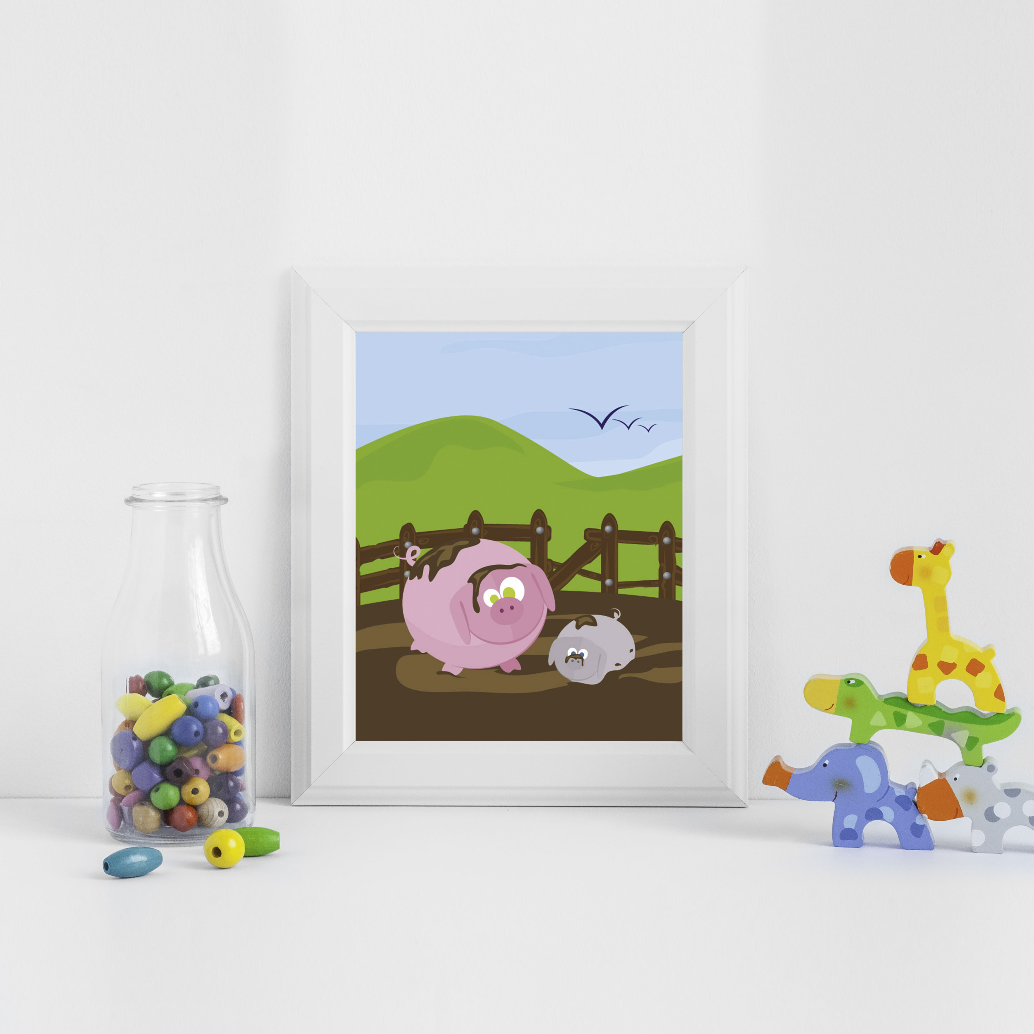 Illustration vectorielle - Famille chon-chon