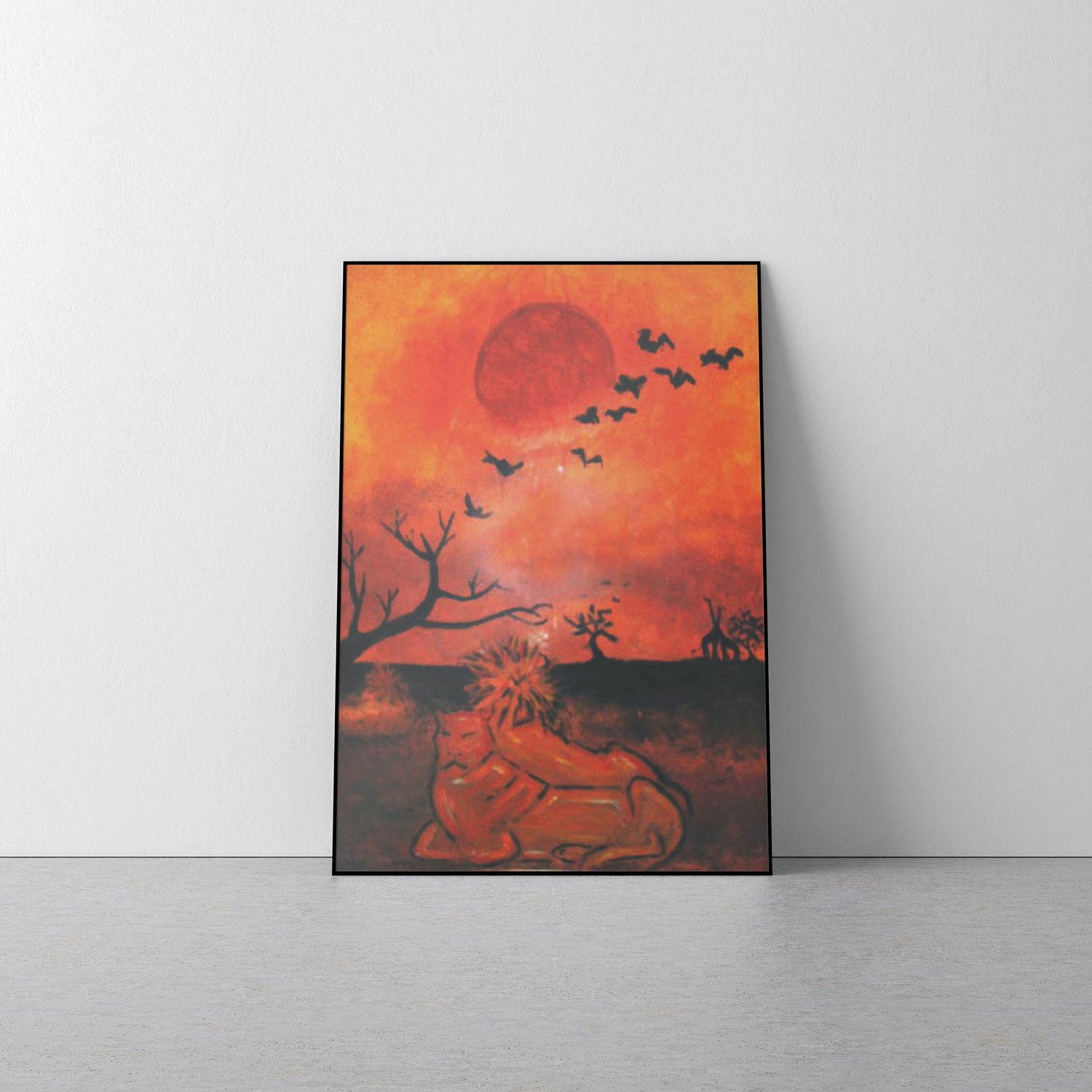 Afrique - Peinture à l'eau