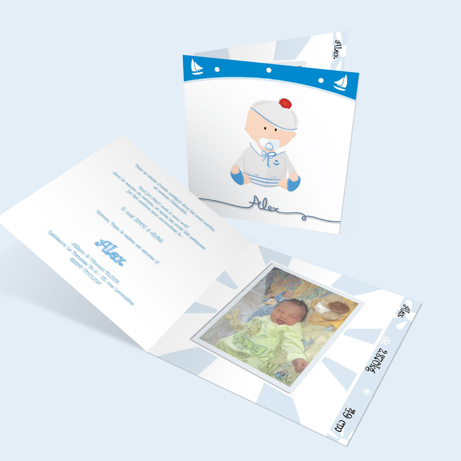 Faire part de naissance - Alex