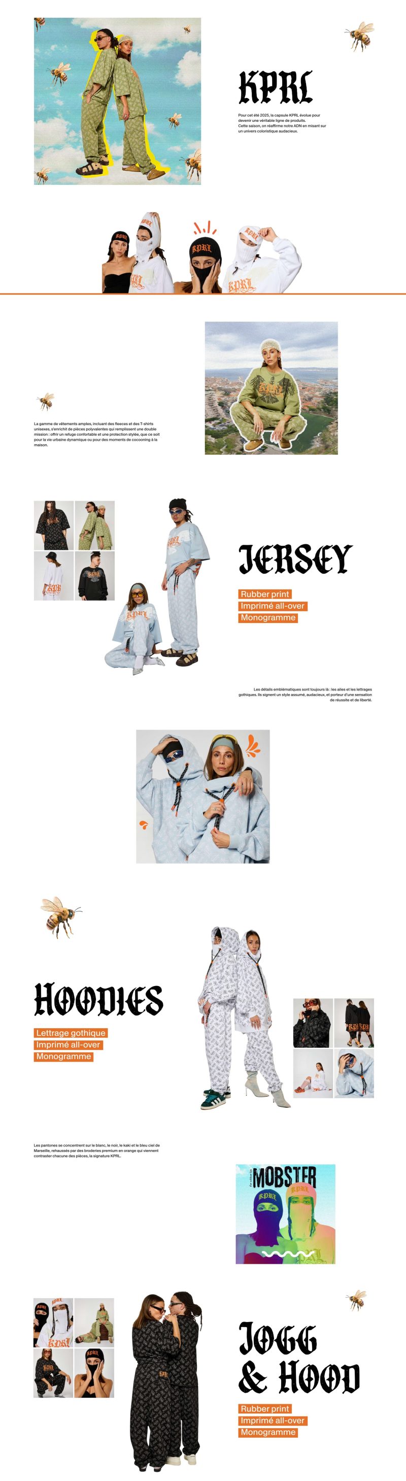 Kaporal Lookbook – UI design + intégration HTML/CSS